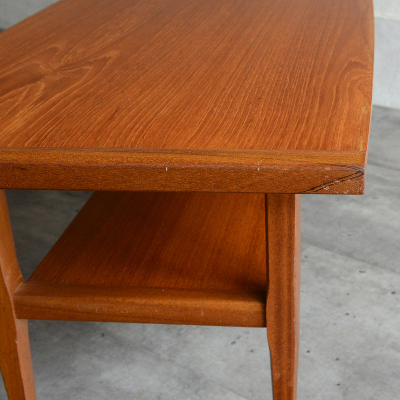 Myer (メイヤー)  60S チーク ローテーブル 30(天板剝離再塗装済)