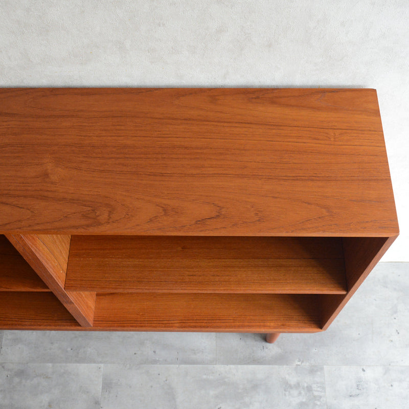 デンマークヴィンテージ　チーク オープンシェルフ 本棚 6-70