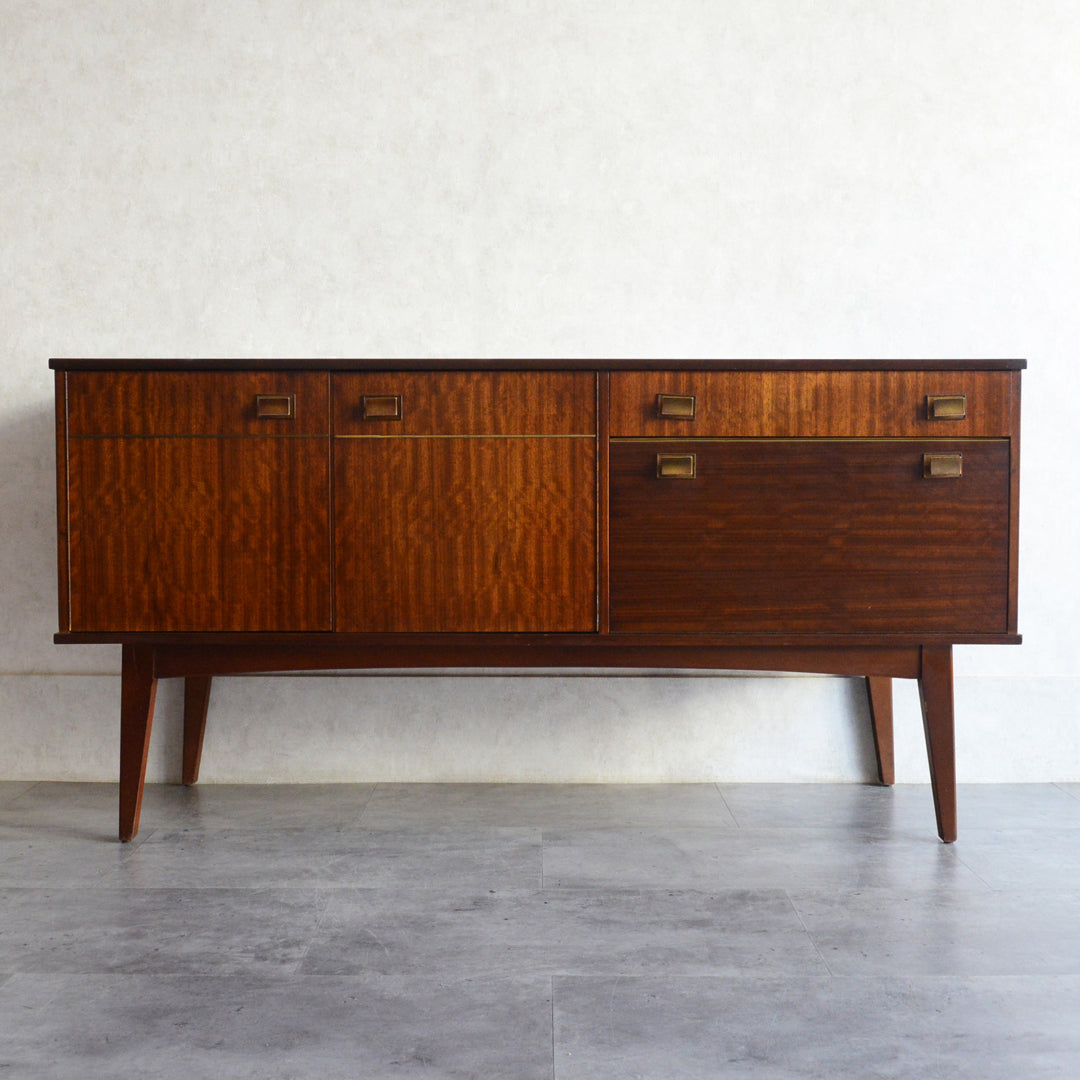 ミッドセンチュリー トーラ ショートサイドボード 73（天板剝離再塗装済）