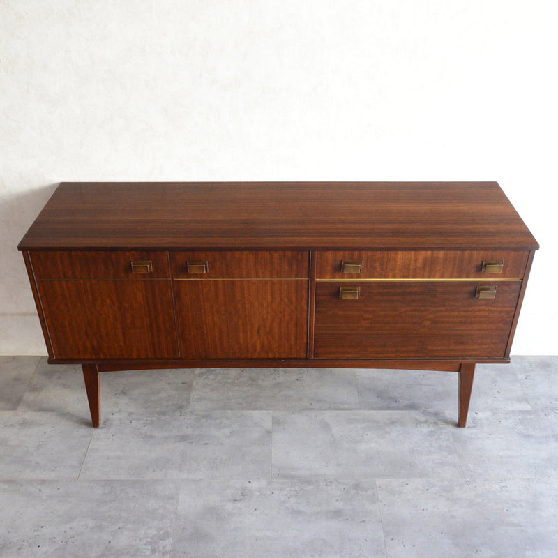 ミッドセンチュリー トーラ ショートサイドボード 73（天板剝離再塗装済）