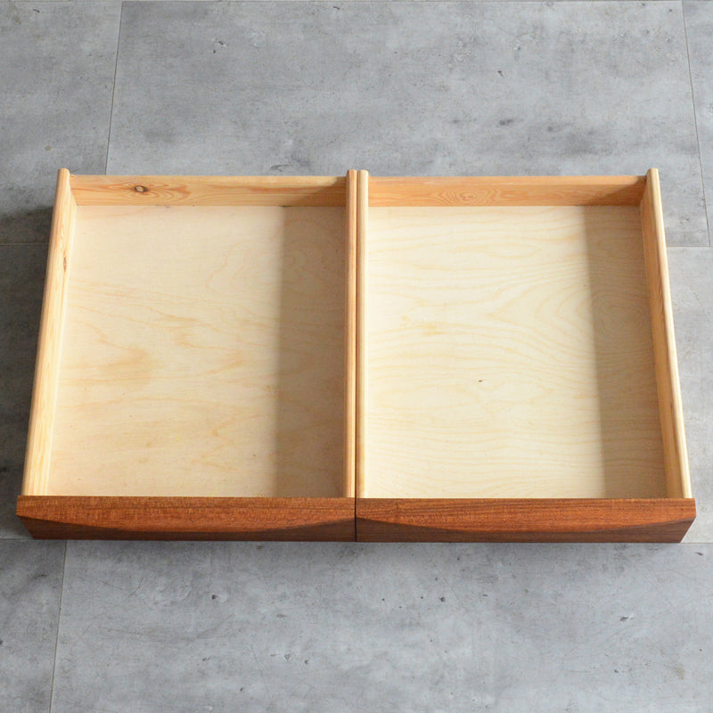 デンマークヴィンテージ　1段(2列)チェスト/サイドテーブルD-8