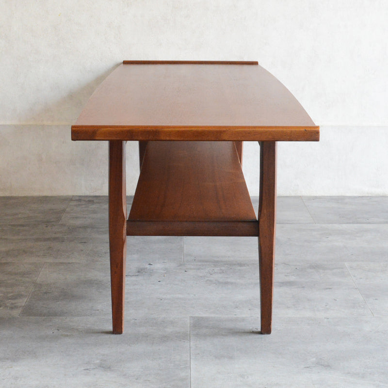 Myer メイヤー  ミッドセンチュリー チーク ローテーブル 59(天板剝離再塗装済)