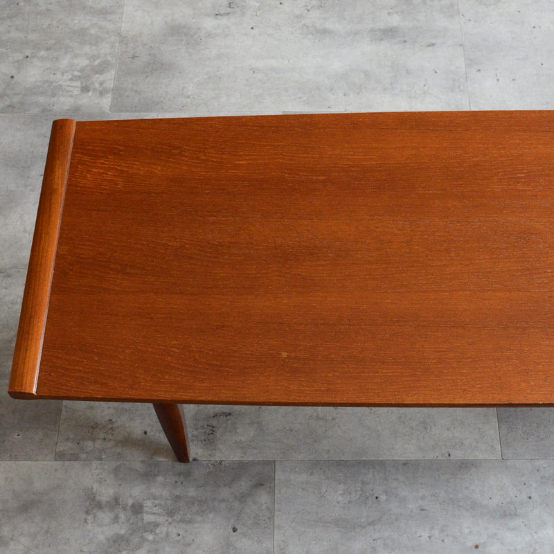 Myer メイヤー  ミッドセンチュリー チーク ローテーブル 59(天板剝離再塗装済)