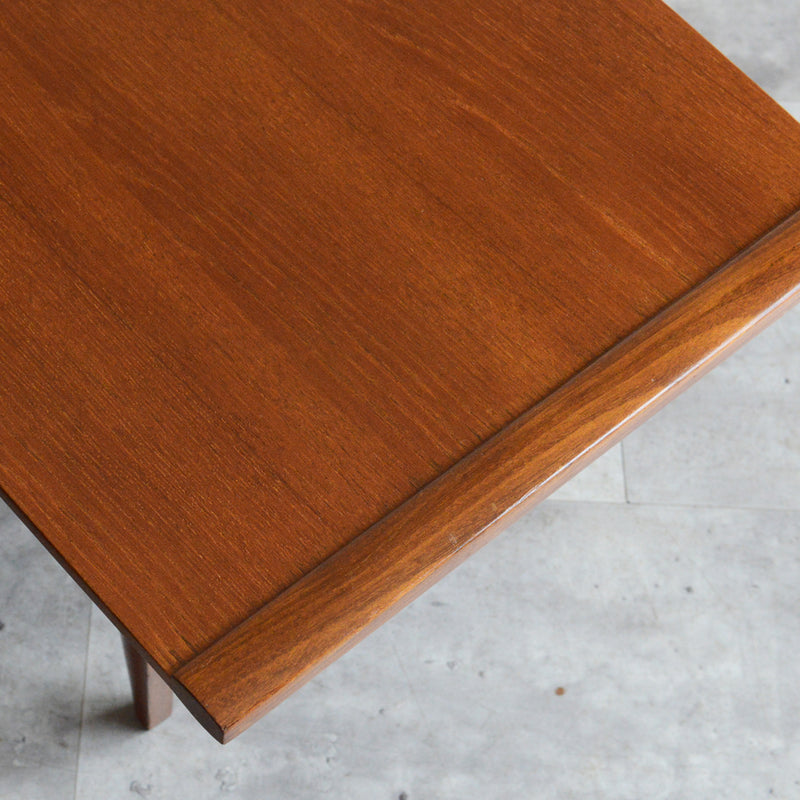 Myer メイヤー  ミッドセンチュリー チーク ローテーブル 59(天板剝離再塗装済)