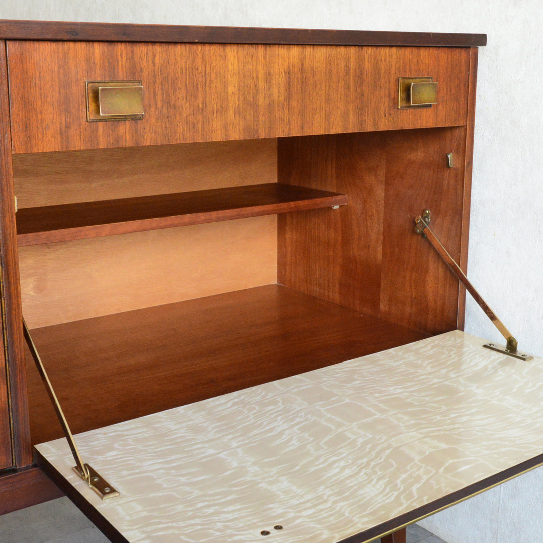 ミッドセンチュリー トーラ ショートサイドボード 73（天板剝離再塗装済）