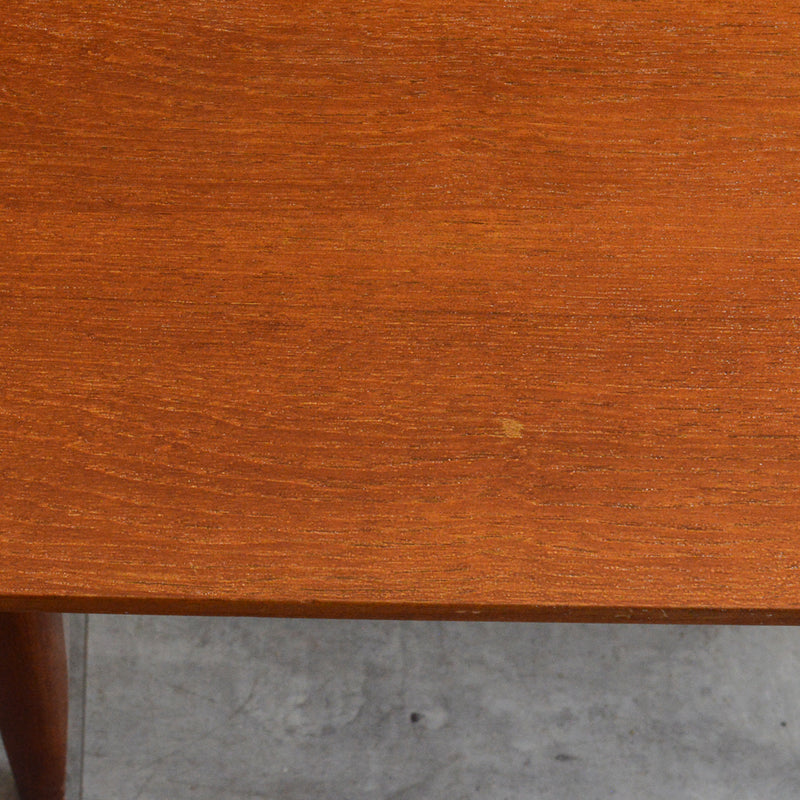 Myer メイヤー  ミッドセンチュリー チーク ローテーブル 59(天板剝離再塗装済)