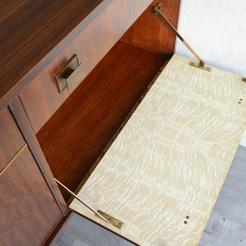 ミッドセンチュリー トーラ ショートサイドボード 73（天板剝離再塗装済）