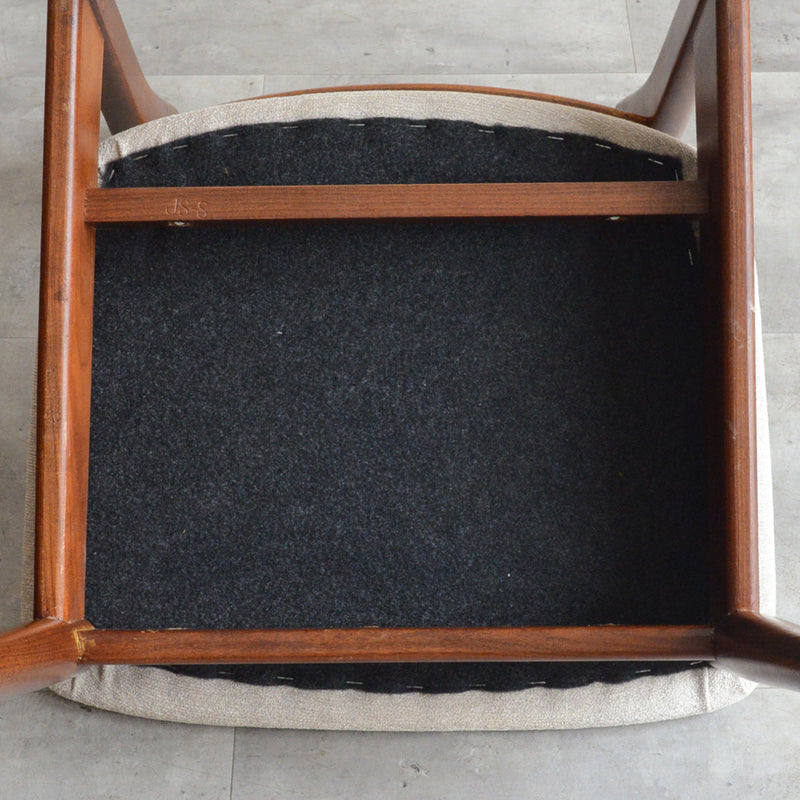 ヴィンテージ ダイニングチェア （アイボリー）07