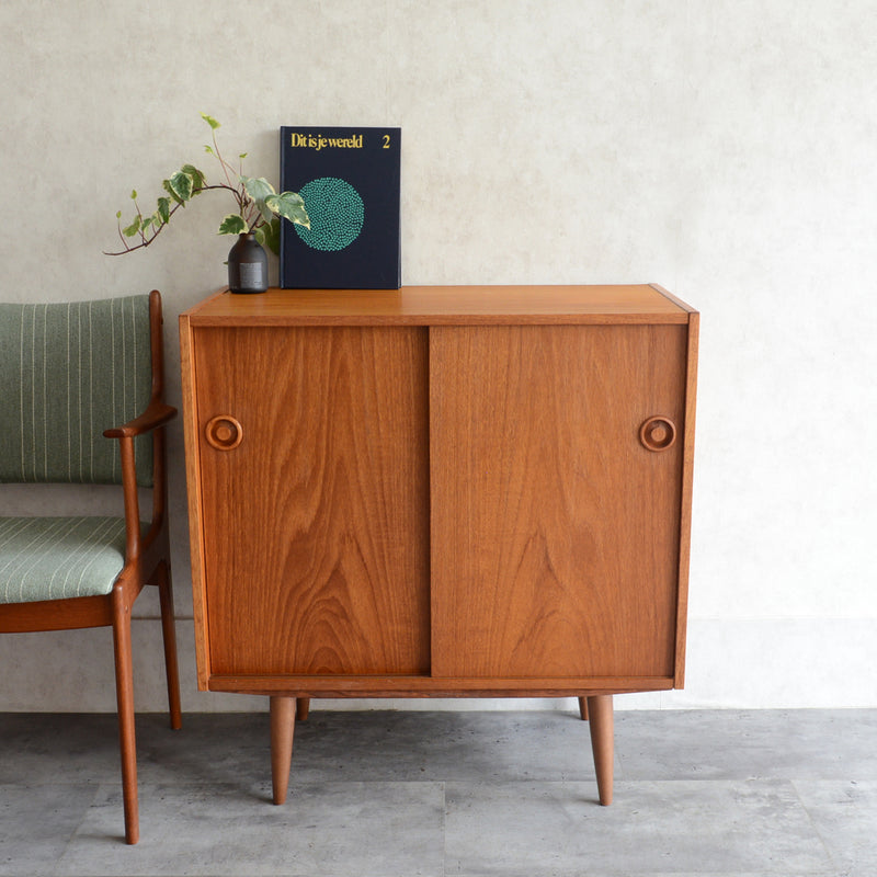 デンマークヴィンテージ　チーク キャビネット5-12(ウッドオイル仕上）