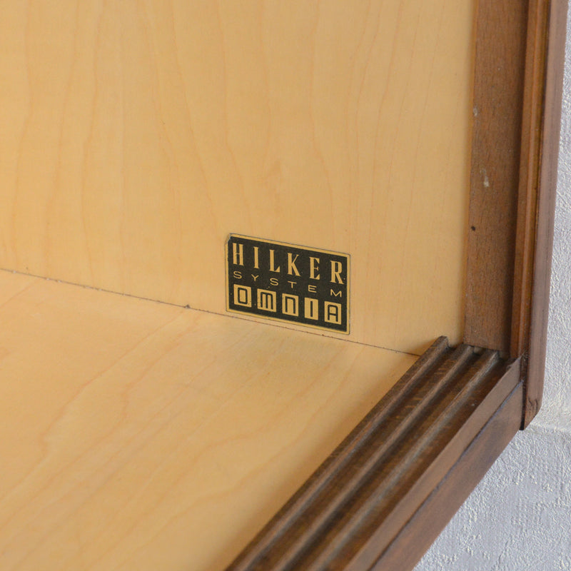 ドイツヴィンテージ　HILKER チークキャビネット(アイアンレッグ）