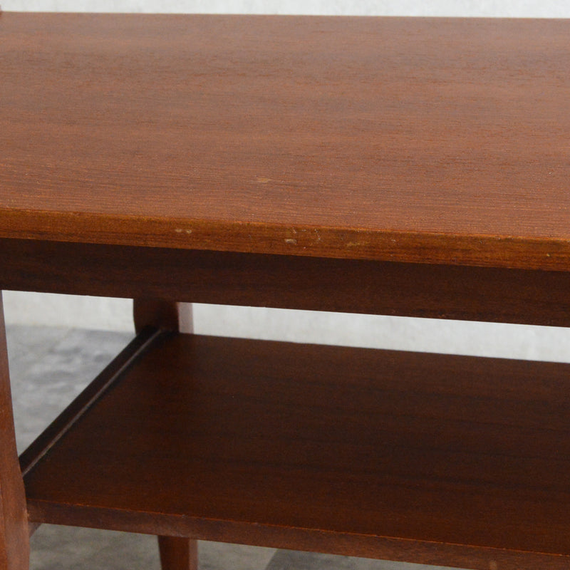 Myer メイヤー  ミッドセンチュリー チーク ローテーブル 59(天板剝離再塗装済)