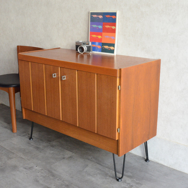 60S 抽斗付キャビネット/レコードキャビネット 33