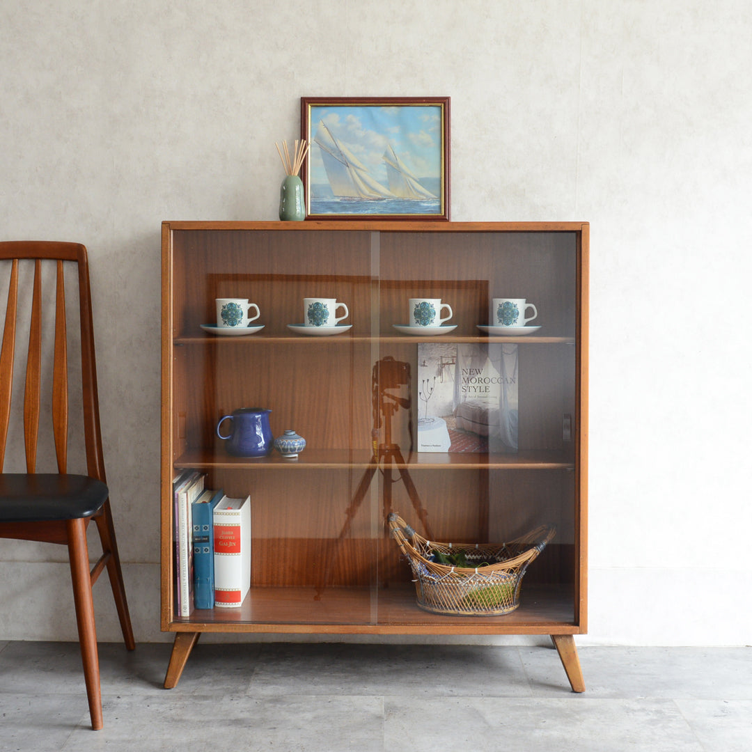 60s ヴィンテージ ガラスキャビネット 45