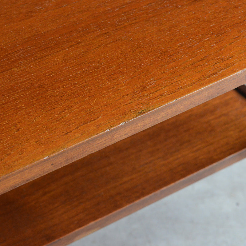 Myer メイヤー  ミッドセンチュリー チーク ローテーブル 59(天板剝離再塗装済)