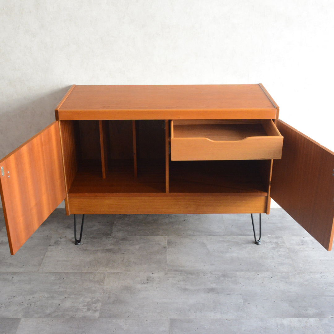 60S 抽斗付キャビネット/レコードキャビネット 33