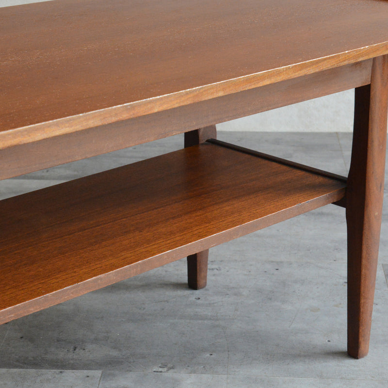 Myer メイヤー  ミッドセンチュリー チーク ローテーブル 59(天板剝離再塗装済)