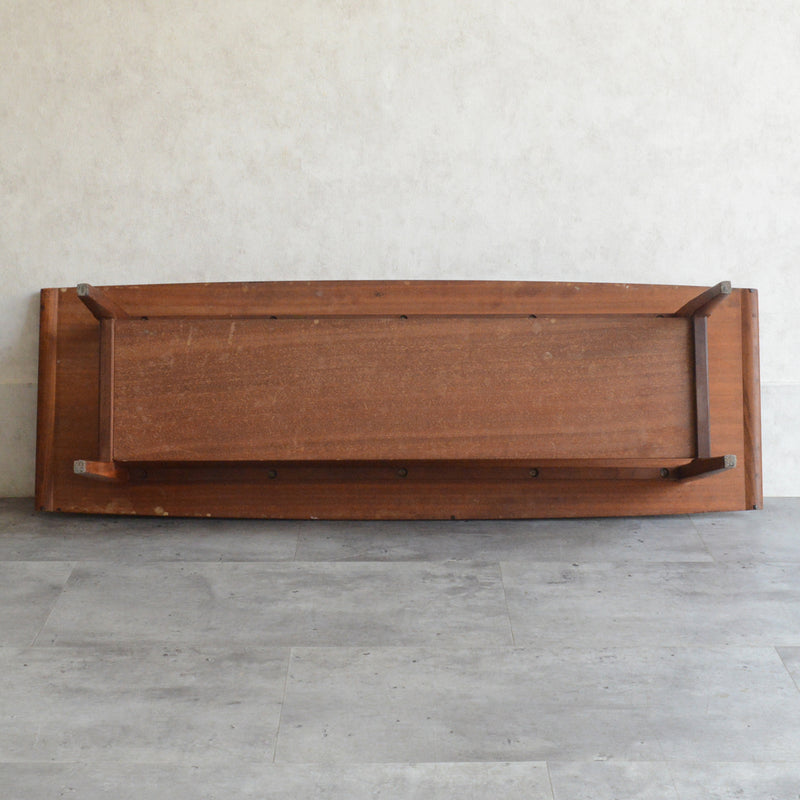 Myer メイヤー  ミッドセンチュリー チーク ローテーブル 59(天板剝離再塗装済)