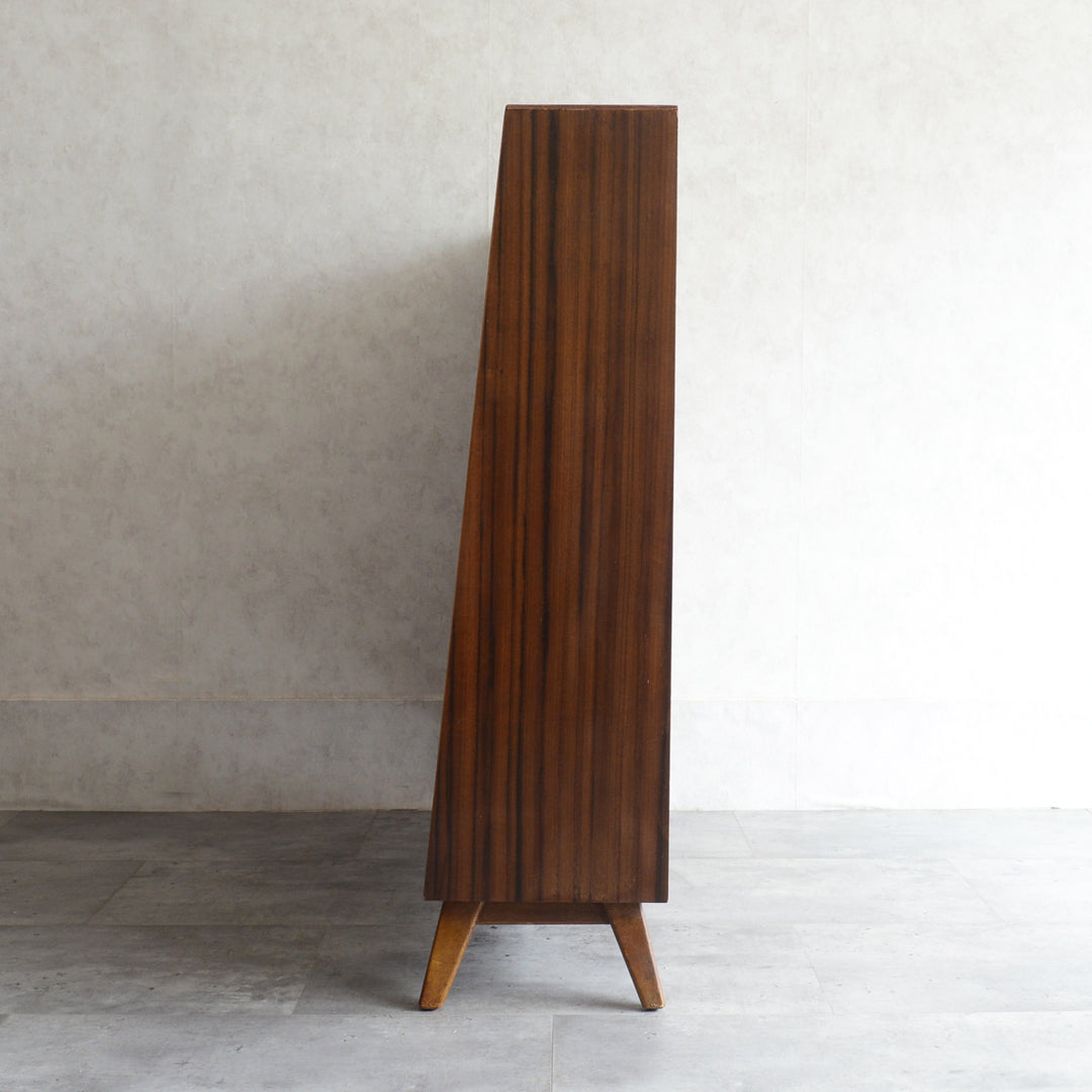 60s ヴィンテージ ガラスキャビネット 45