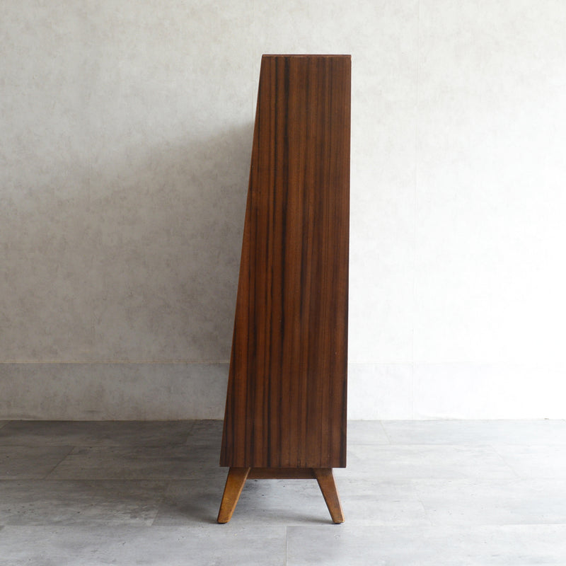 60s ヴィンテージ ガラスキャビネット 45