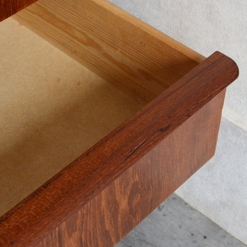 デンマークヴィンテージ  チーク ４段チェスト 8-64