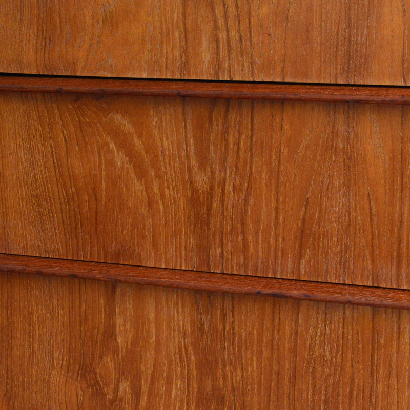 デンマークヴィンテージ  チーク ４段チェスト 8-64