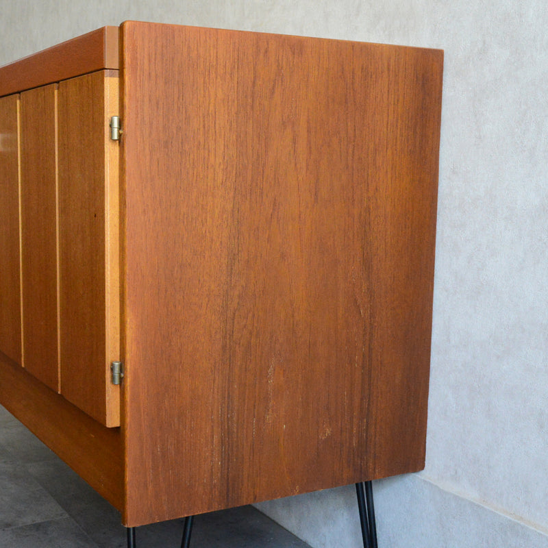 60S 抽斗付キャビネット/レコードキャビネット 33