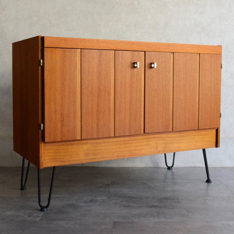 60S 抽斗付キャビネット/レコードキャビネット 33