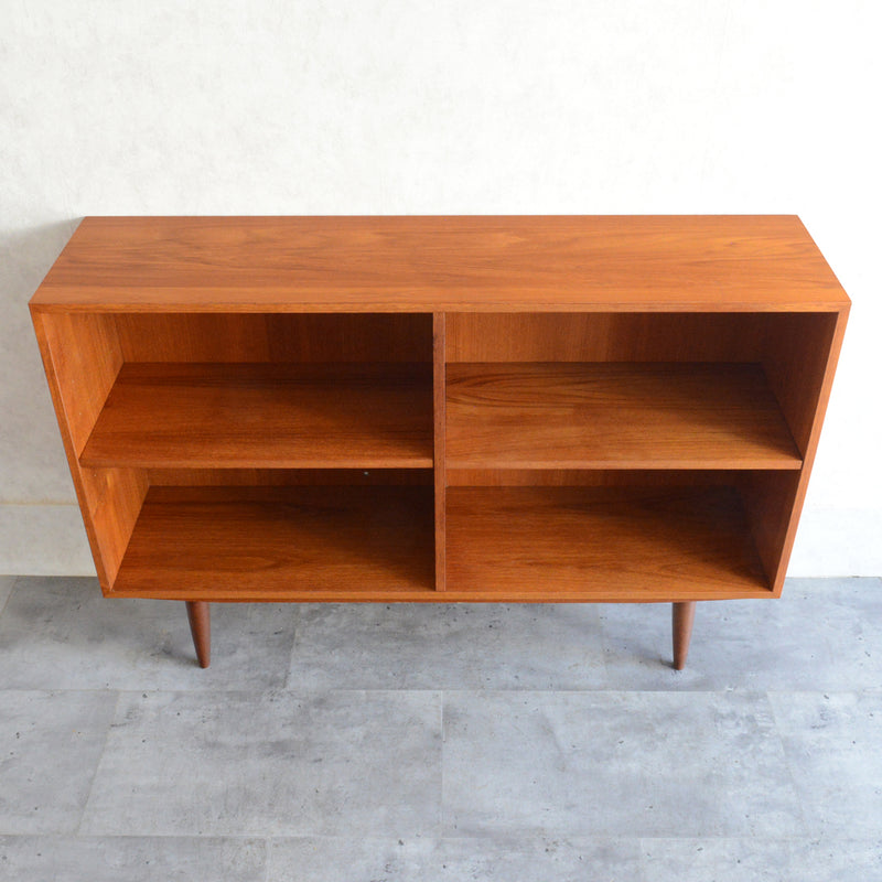 デンマーク ヴィンテージ　チーク2段 ブックシェルフ5-71