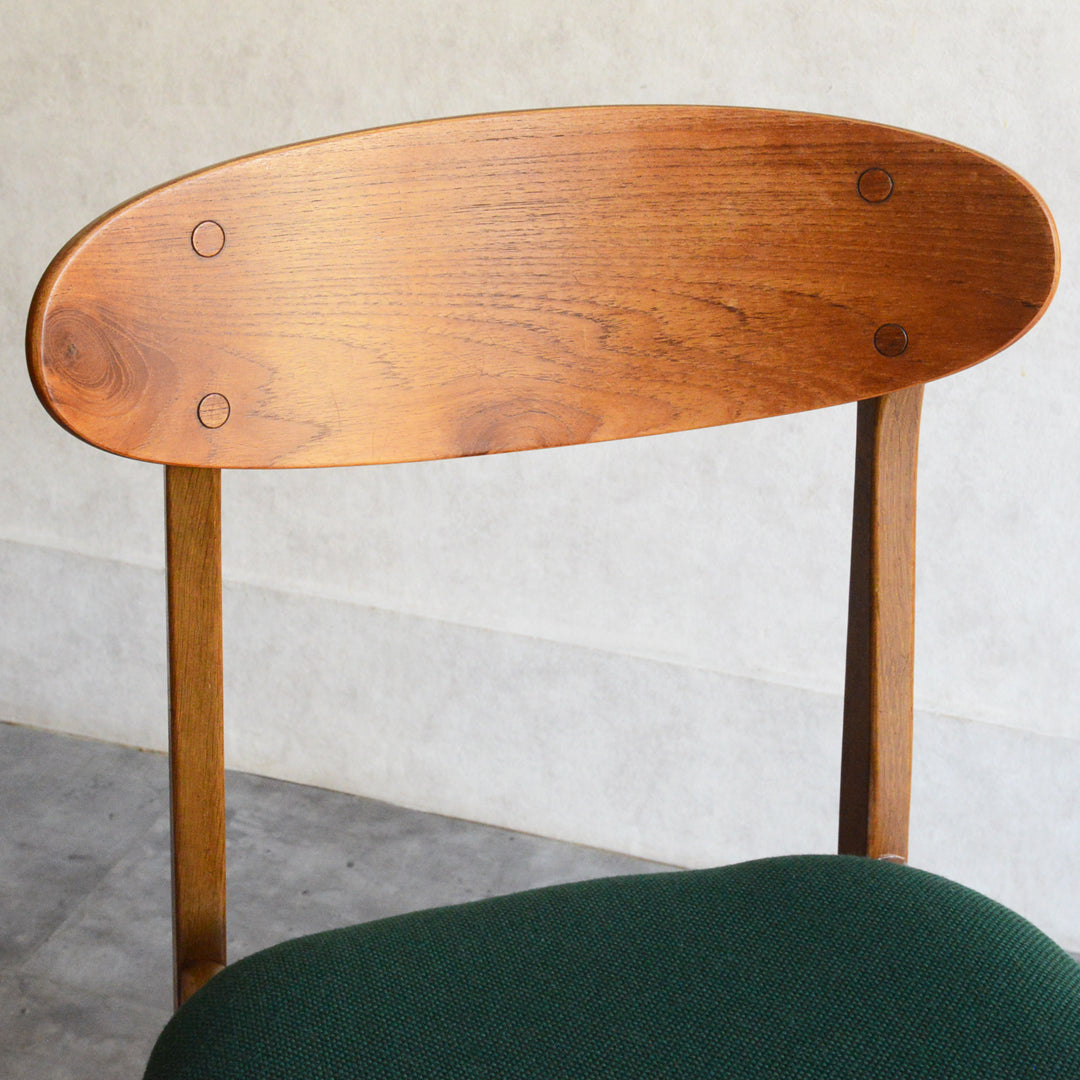 デンマークヴィンテージ ダイニングチェア グリーン8-26 – Rowan.inc