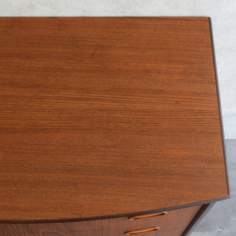 デンマークヴィンテージ  チーク 3段チェスト(鍵付） C-1