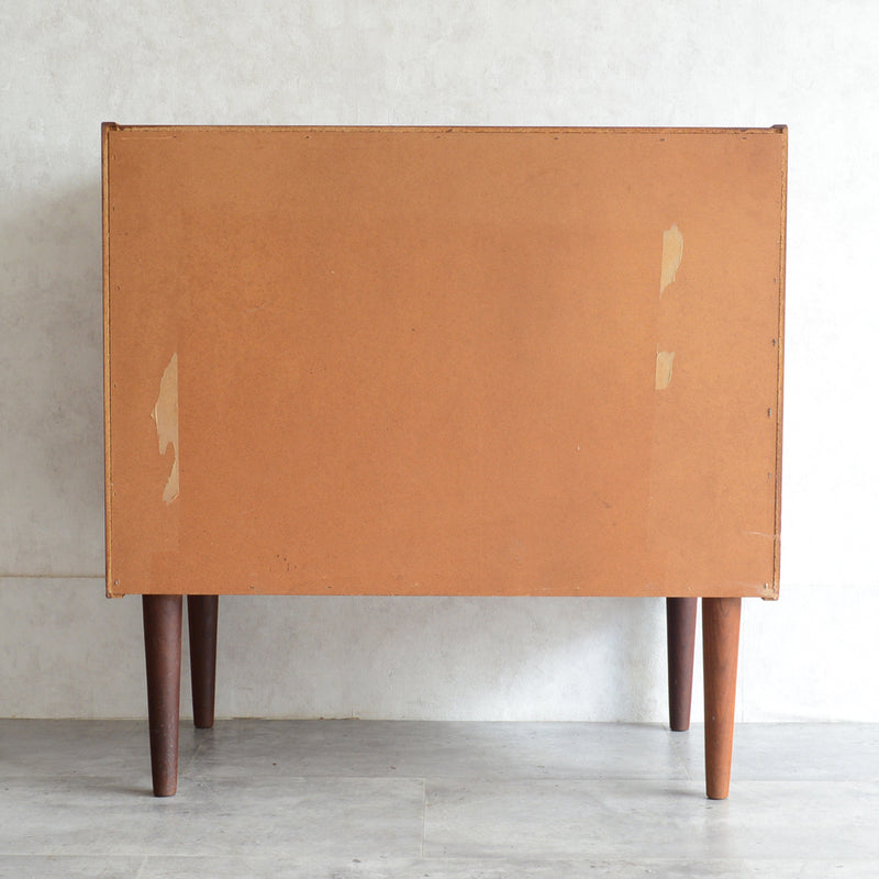 スウェーデン ヴィンテージ  チーク４段チェスト 5-15(ウッドオイル仕上）