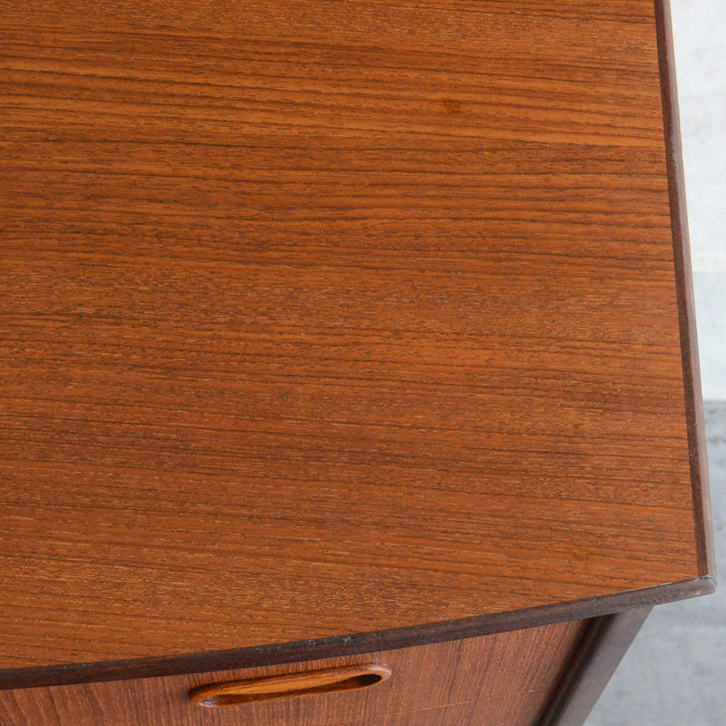 デンマークヴィンテージ  チーク 3段チェスト(鍵付） C-1