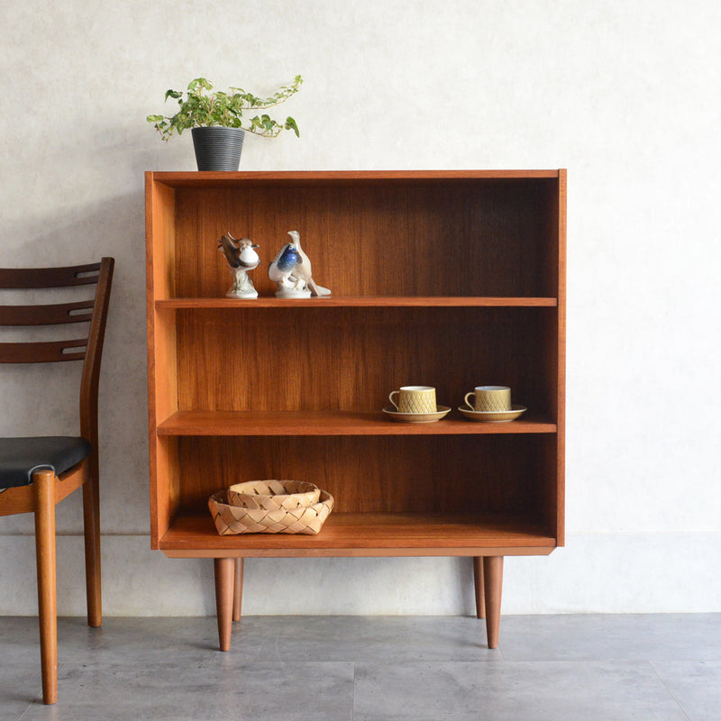 デンマークヴィンテージ チーク ３段オープンシェルフ 5-169