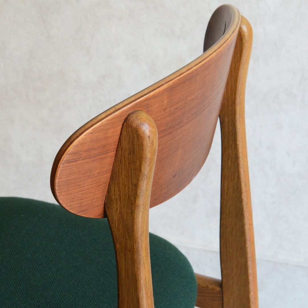 デンマークヴィンテージ ダイニングチェア グリーン8-26 – Rowan.inc