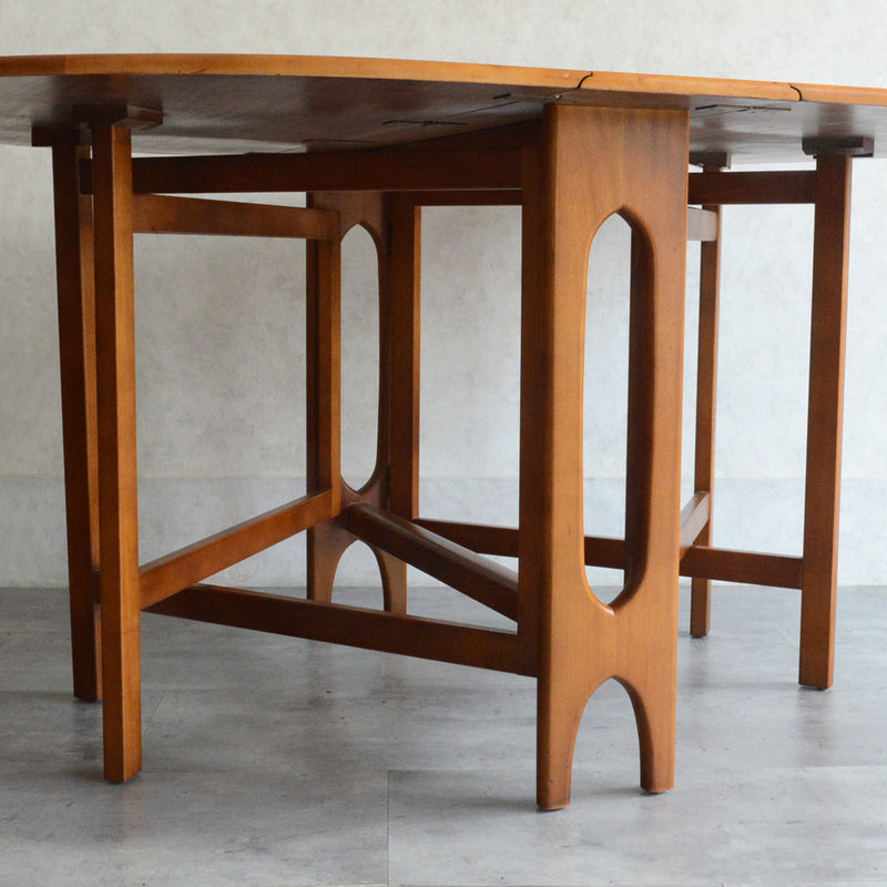 Jentique ジェンティーク　ゲートレッグテーブル 55（オーバル）