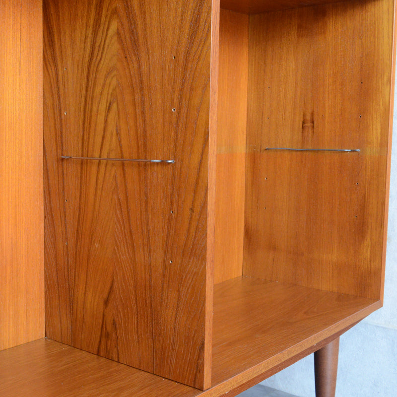 デンマーク ヴィンテージ　チーク2段 ブックシェルフ5-71