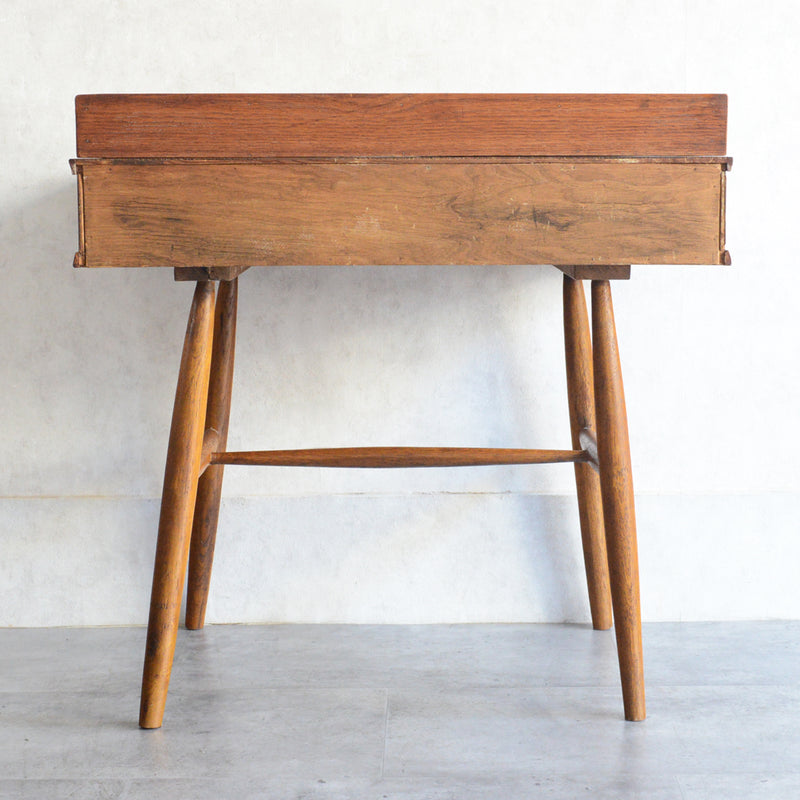 60S ヴィンテージ オークデスク 14 (天板剝離再塗装済）