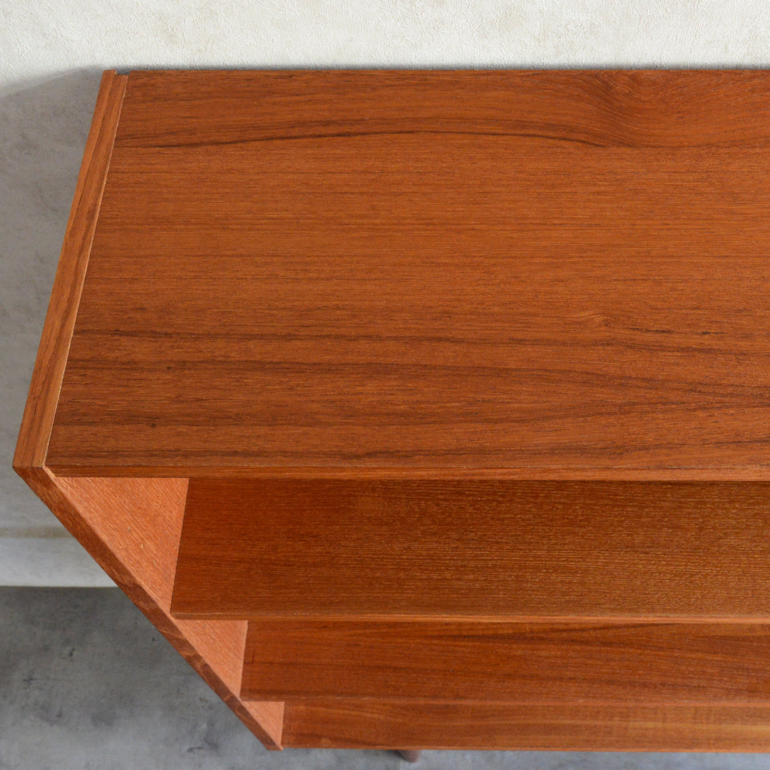 デンマークヴィンテージ チーク ３段オープンシェルフ 5-169