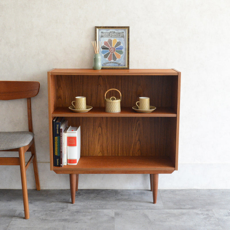 デンマーク ヴィンテージ チーク 2段シェルフ 5-144