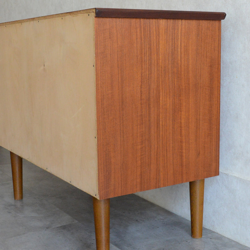 デンマークヴィンテージ  チーク 3段チェスト(鍵付） C-1