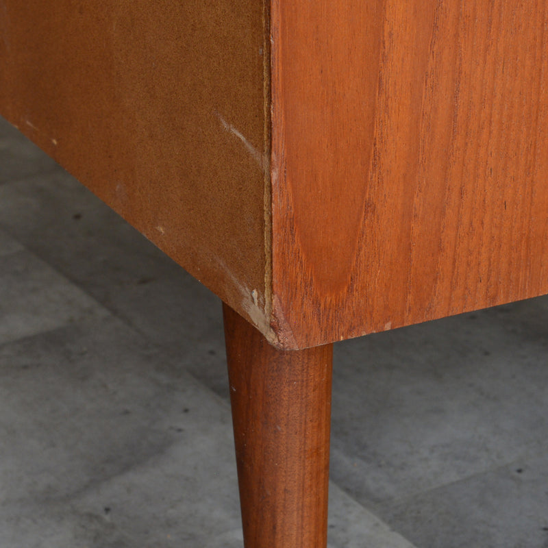 スウェーデン ヴィンテージ  チーク４段チェスト 5-15(ウッドオイル仕上）