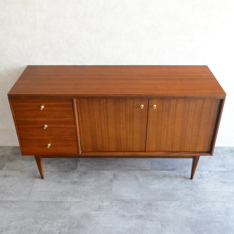 Wrighton ライトン ヴィンテージチーク   サイドボード 64（天板剝離再塗装済）