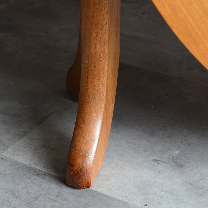 Nathan ネイサン ゲートレッグ ダイニングテーブル 21 (オーバル/天板剝離再塗装済)