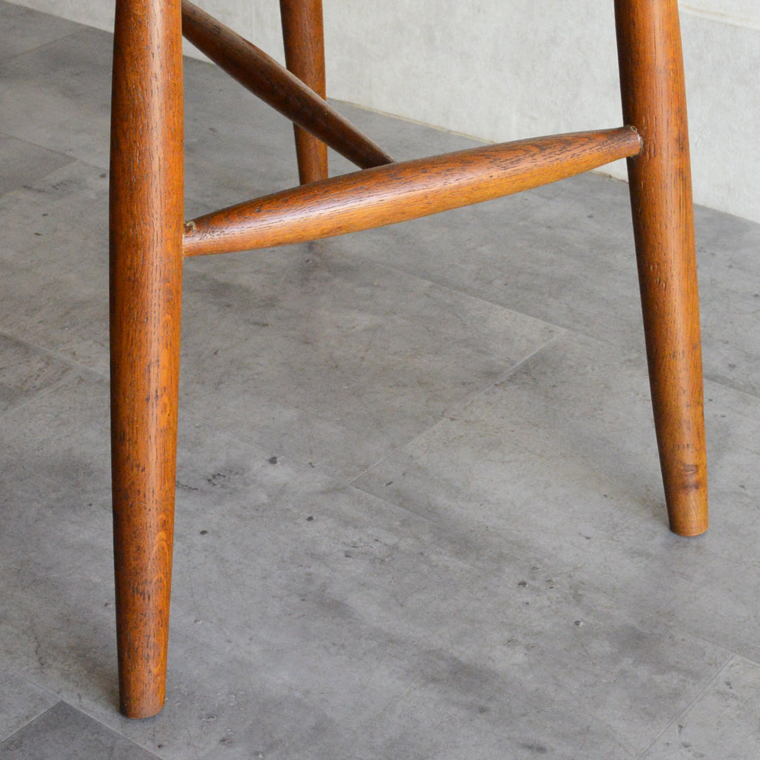 60S ヴィンテージ オークデスク 14 (天板剝離再塗装済）