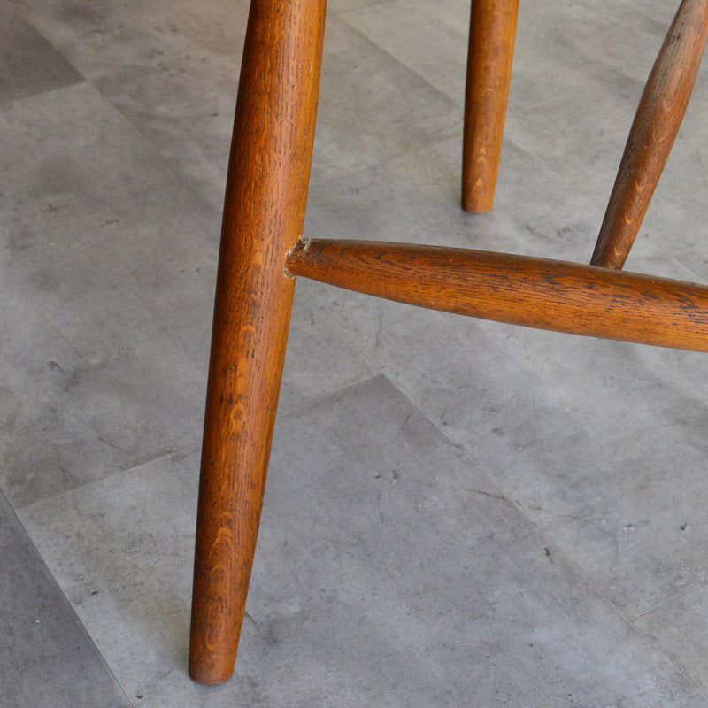 60S ヴィンテージ オークデスク 14 (天板剝離再塗装済）