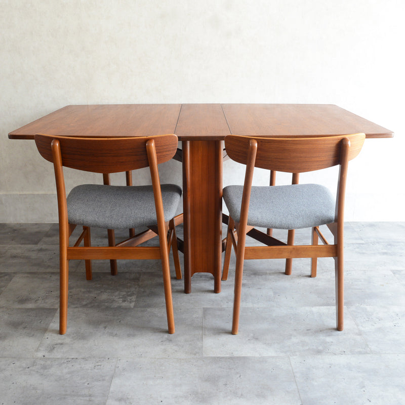 A.H.McINTOSH マッキントッシュ ゲートレッグテーブル 24(レクタングル）天板剥離再塗装済