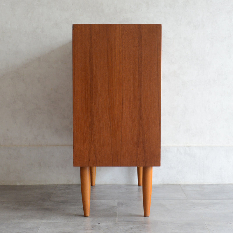 デンマークヴィンテージ  チーク４段チェスト 8-48