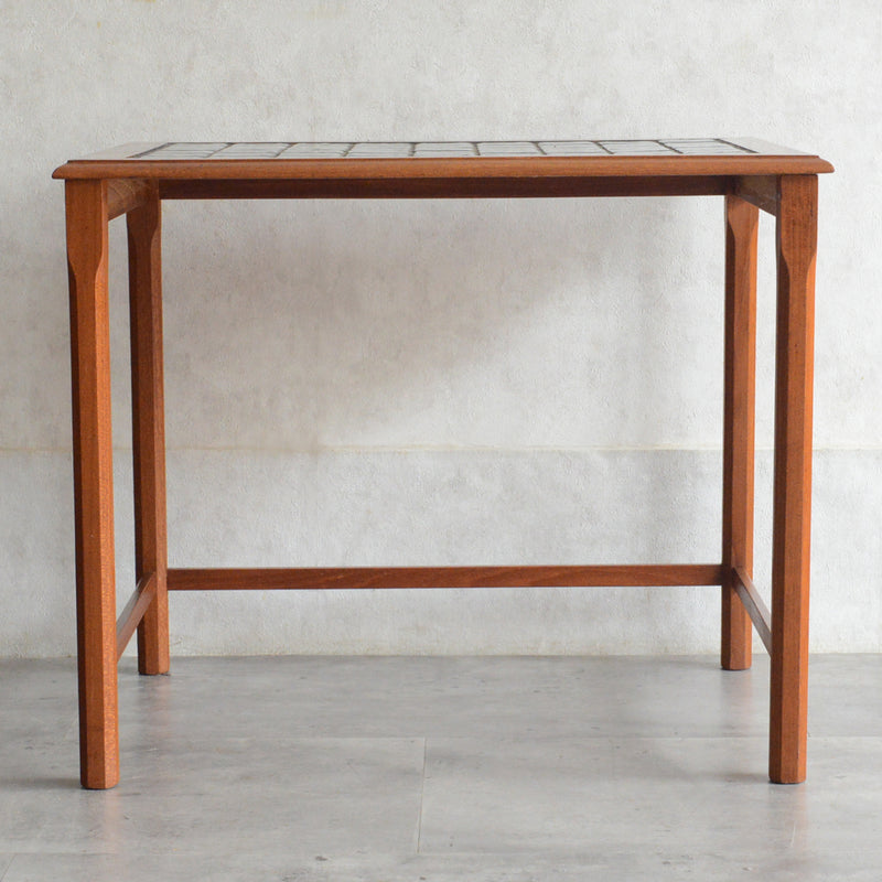 デンマークヴィンテージ ブルータイル チーク ローテーブル 8-61