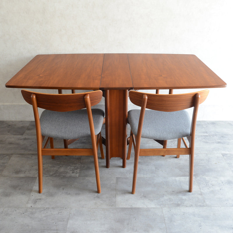 A.H.McINTOSH マッキントッシュ ゲートレッグテーブル 24(レクタングル）天板剥離再塗装済