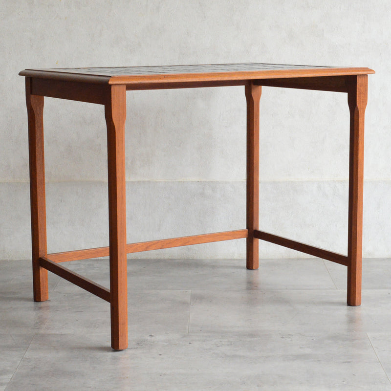 デンマークヴィンテージ ブルータイル チーク ローテーブル 8-61